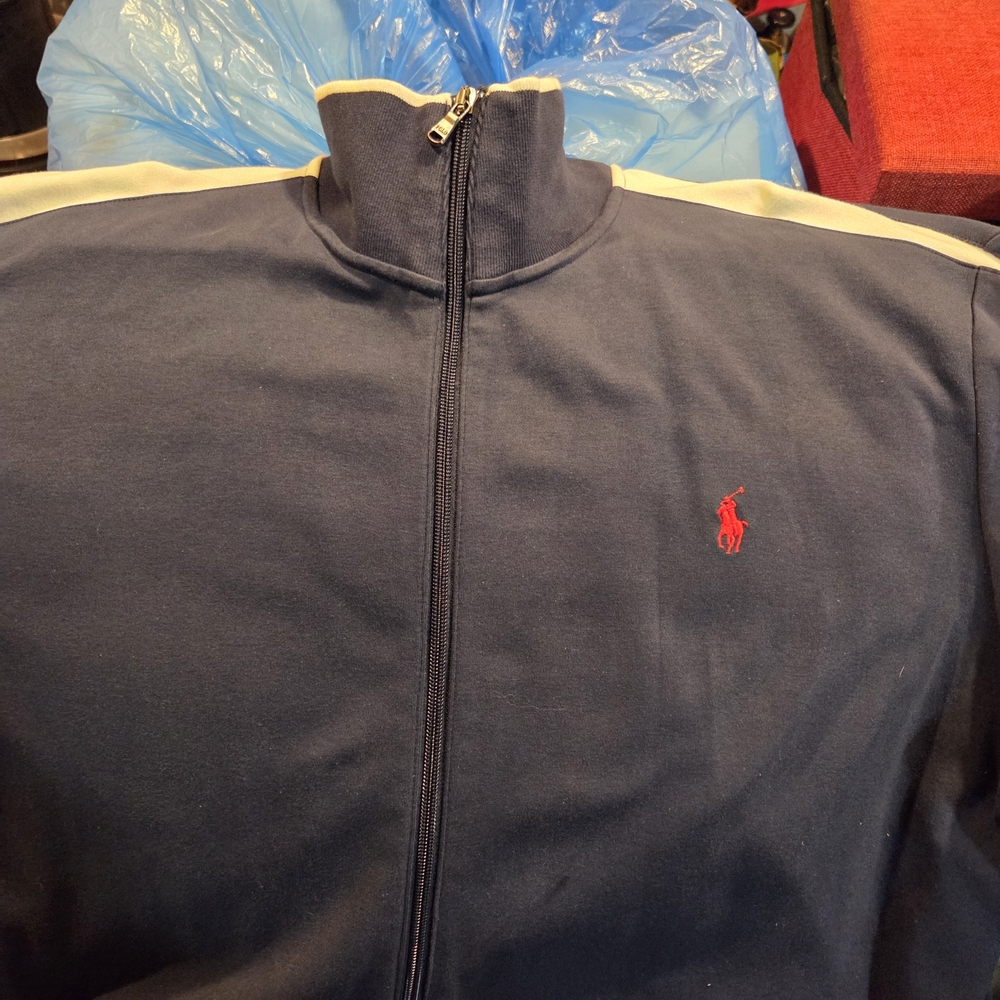 Polo by Ralph Lauren Navy and Cream Jacket